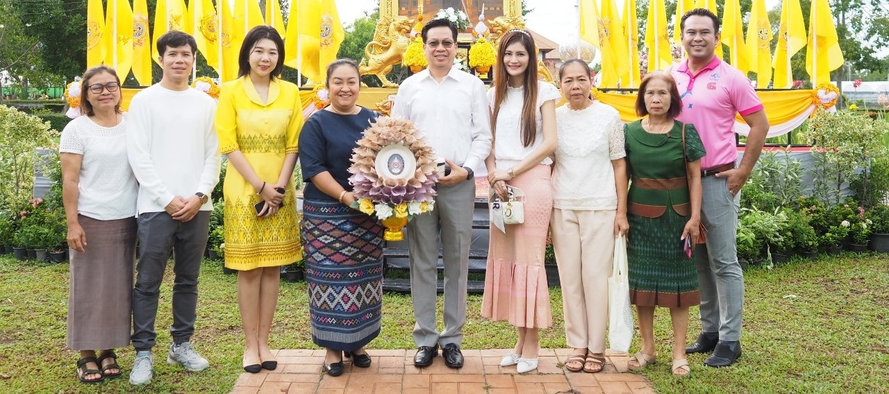 อธิการบดี มรส. นำทีมบุคลากรร่วมทำบุญทอดผ้าป่าสามัคคีเพื่อเป็นทุนการศึกษาแก่วิทยาลัยอาชีวศึกษาภาวนาโพธิคุณ