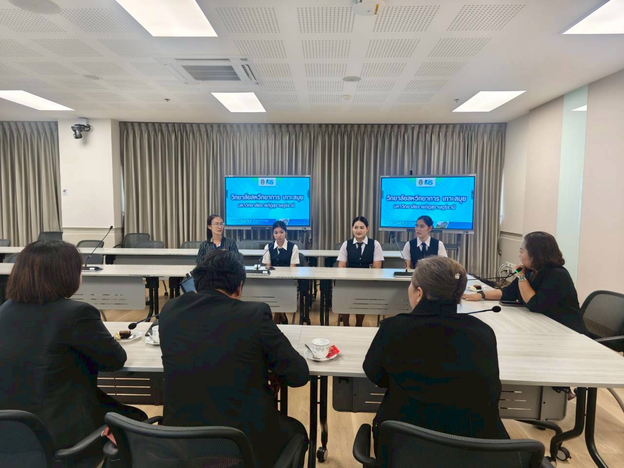 ต้อนรับคณะศึกษาดูงานจากม.ราชภัฏอุบลราชธานี แลกเปลี่ยนแนวทางพัฒนาการศึกษาและบริการวิชาการ